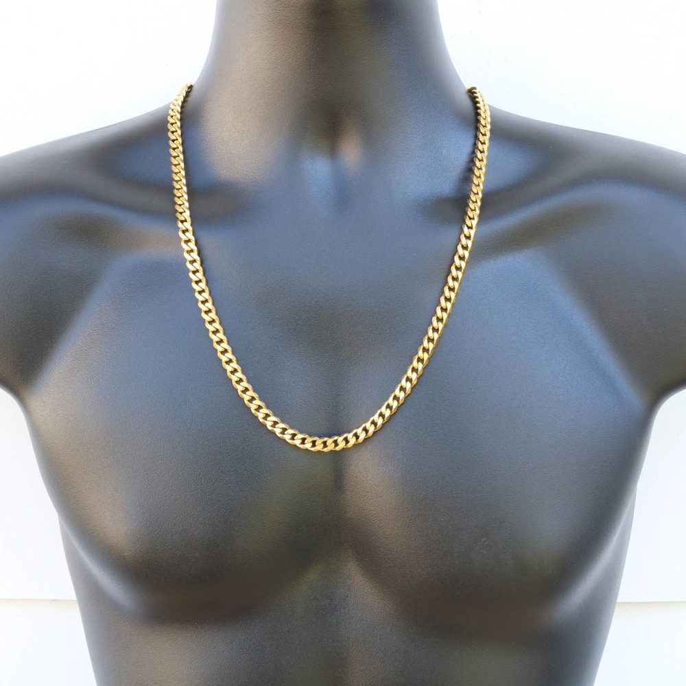 Men's 7mm Cut Curb Chain
